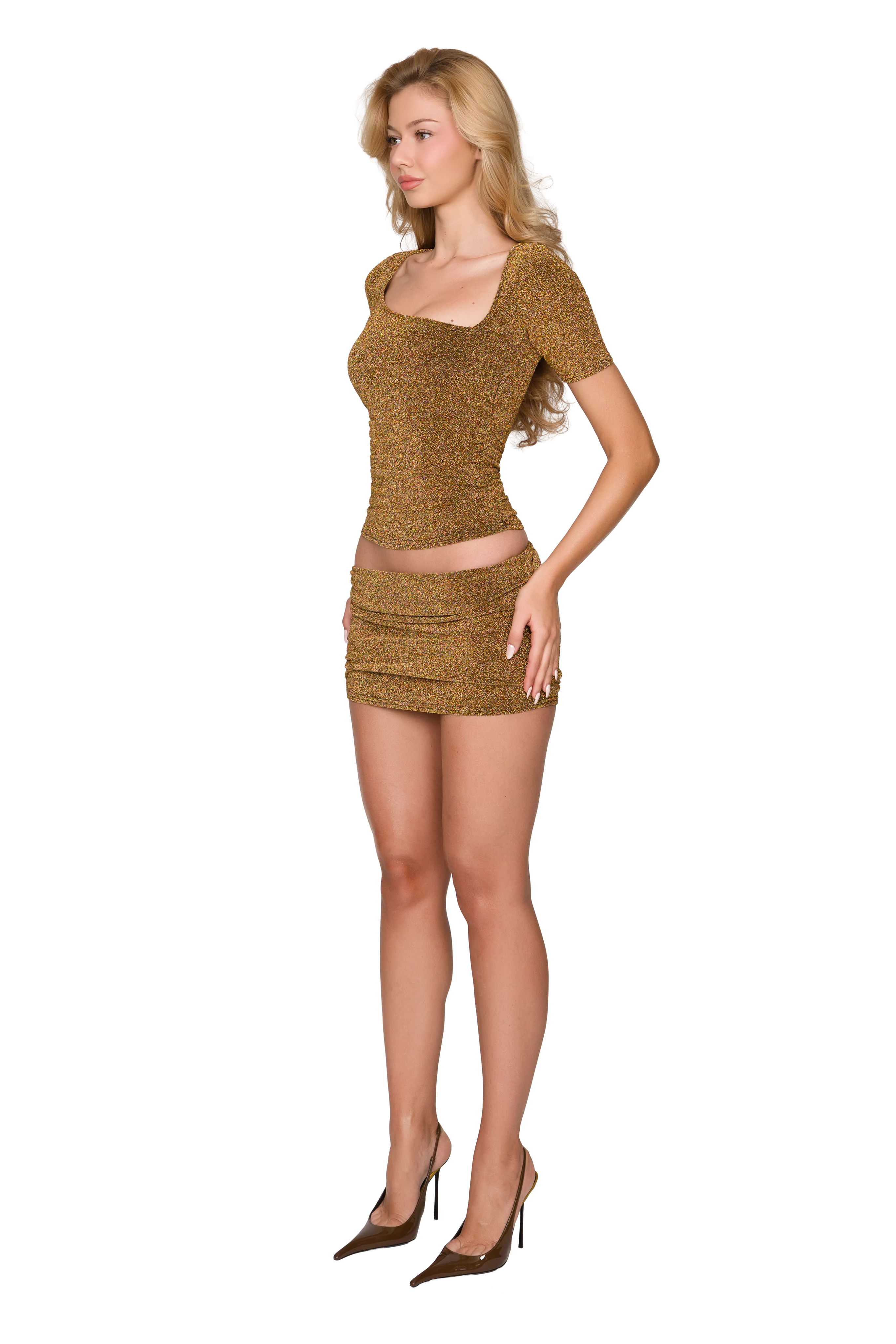 TAKU SKIRT - Hot Honey - Image 2